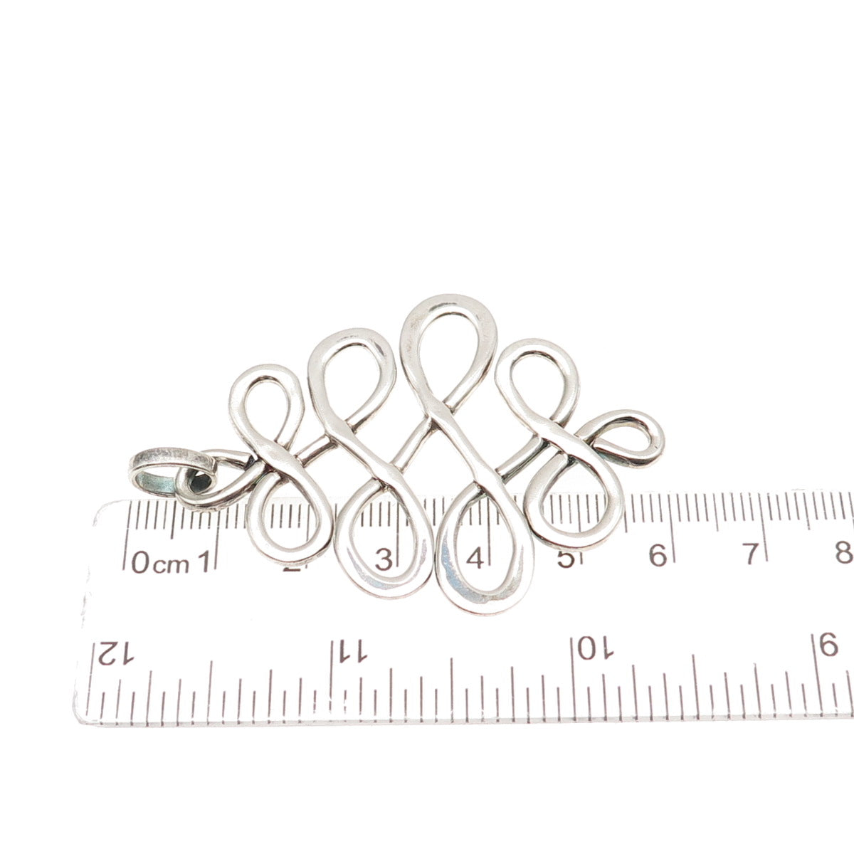 Robert Lee Morris 925 Sterling Silver Vintage Infinity Swirl Pendant