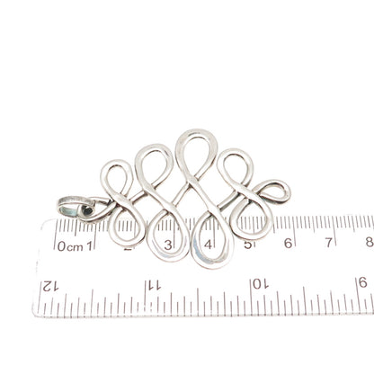 Robert Lee Morris 925 Sterling Silver Vintage Infinity Swirl Pendant