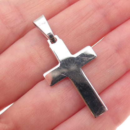925 Sterling Silver Cross Religious Charm Pendant