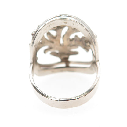 Tahara 925 Sterling Silver Vintage Tree of Life Oxidized Ring Size 6.5