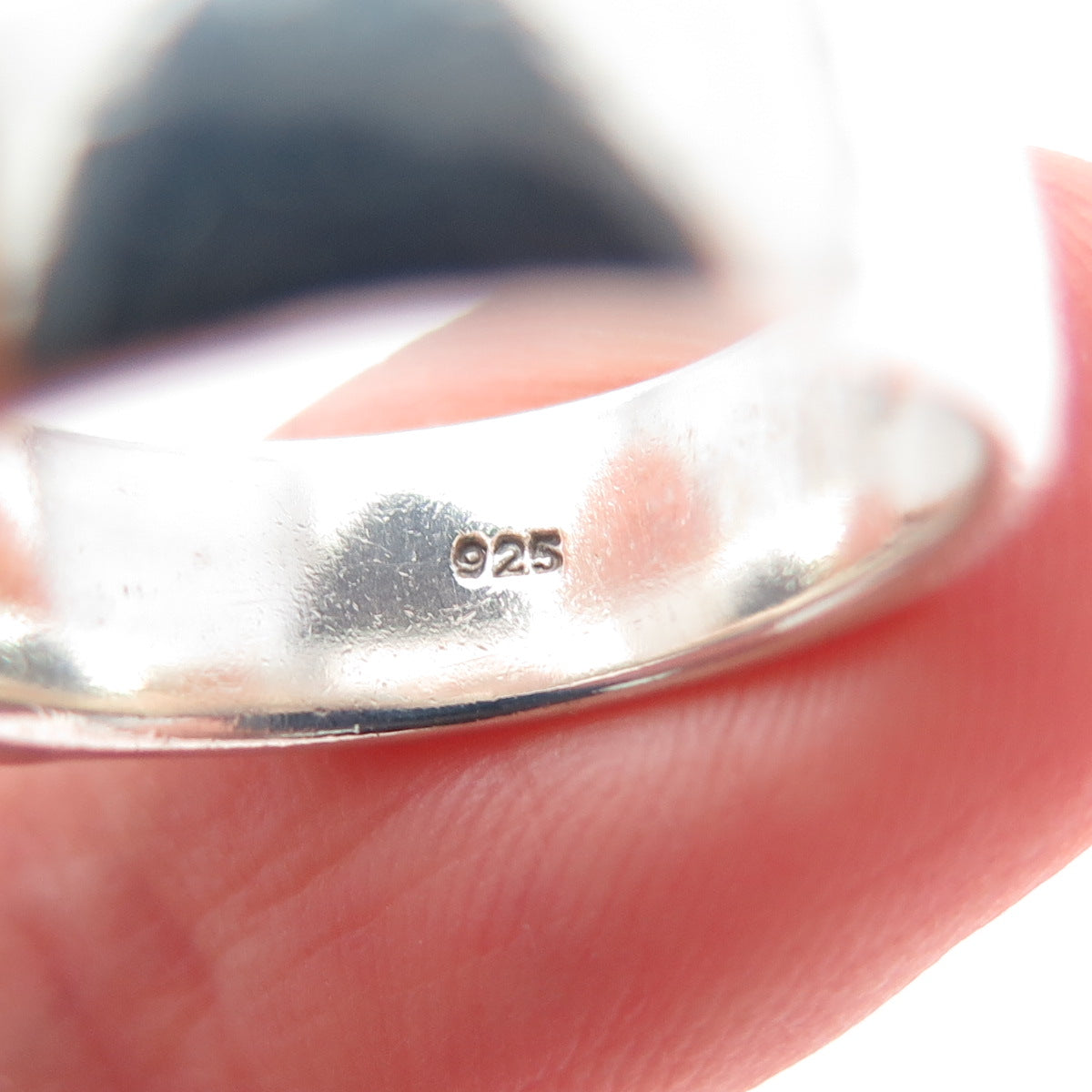 PETER STONE 925 Sterling Silver Vintage Celtic Knot Oxidized Band Ring Size 6