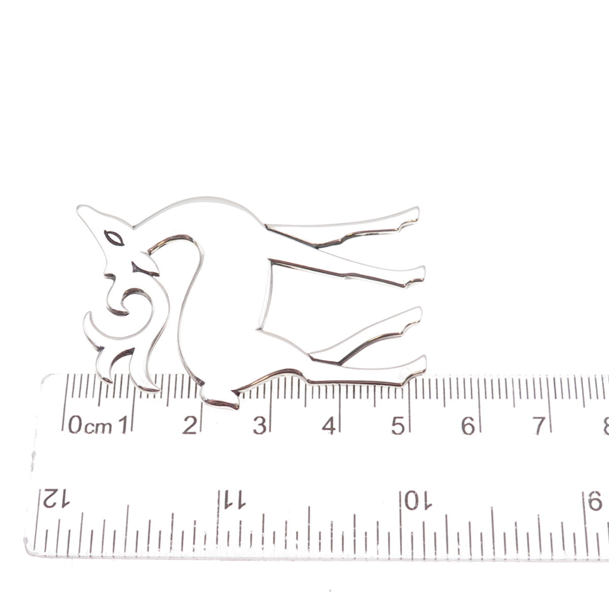 James Avery 925 Sterling Silver Vintage Reindeer Pin Brooch