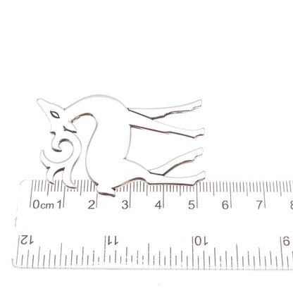 James Avery 925 Sterling Silver Vintage Reindeer Pin Brooch