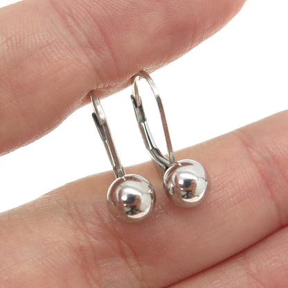 925 Sterling Silver Ball Drop Earrings