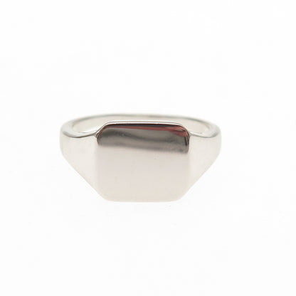 925 Sterling Silver Signet Ring Size 6.75