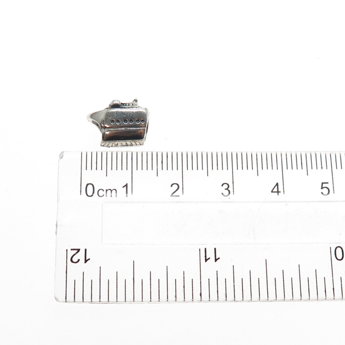 CHAMILIA 925 Sterling Silver Cruise Ship Slide Bead Charm