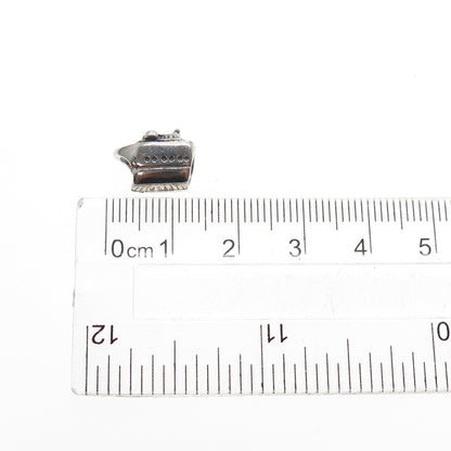 CHAMILIA 925 Sterling Silver Cruise Ship Slide Bead Charm