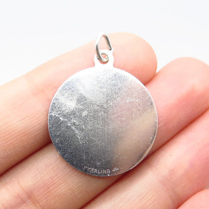 925 Sterling Silver Vintage Griffith & Sons Co "Happy Anniversary" Pendant