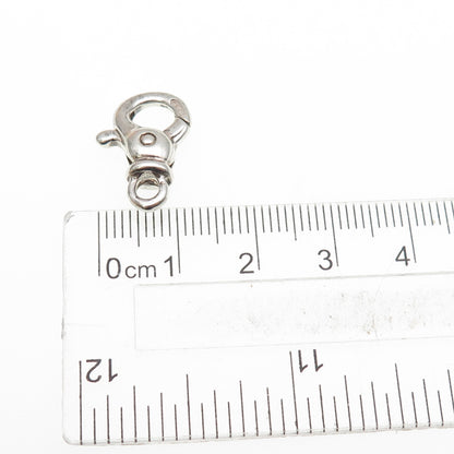 925 Sterling Silver Vintage Italy Bracelet / Necklace Lobster Lock Clasp