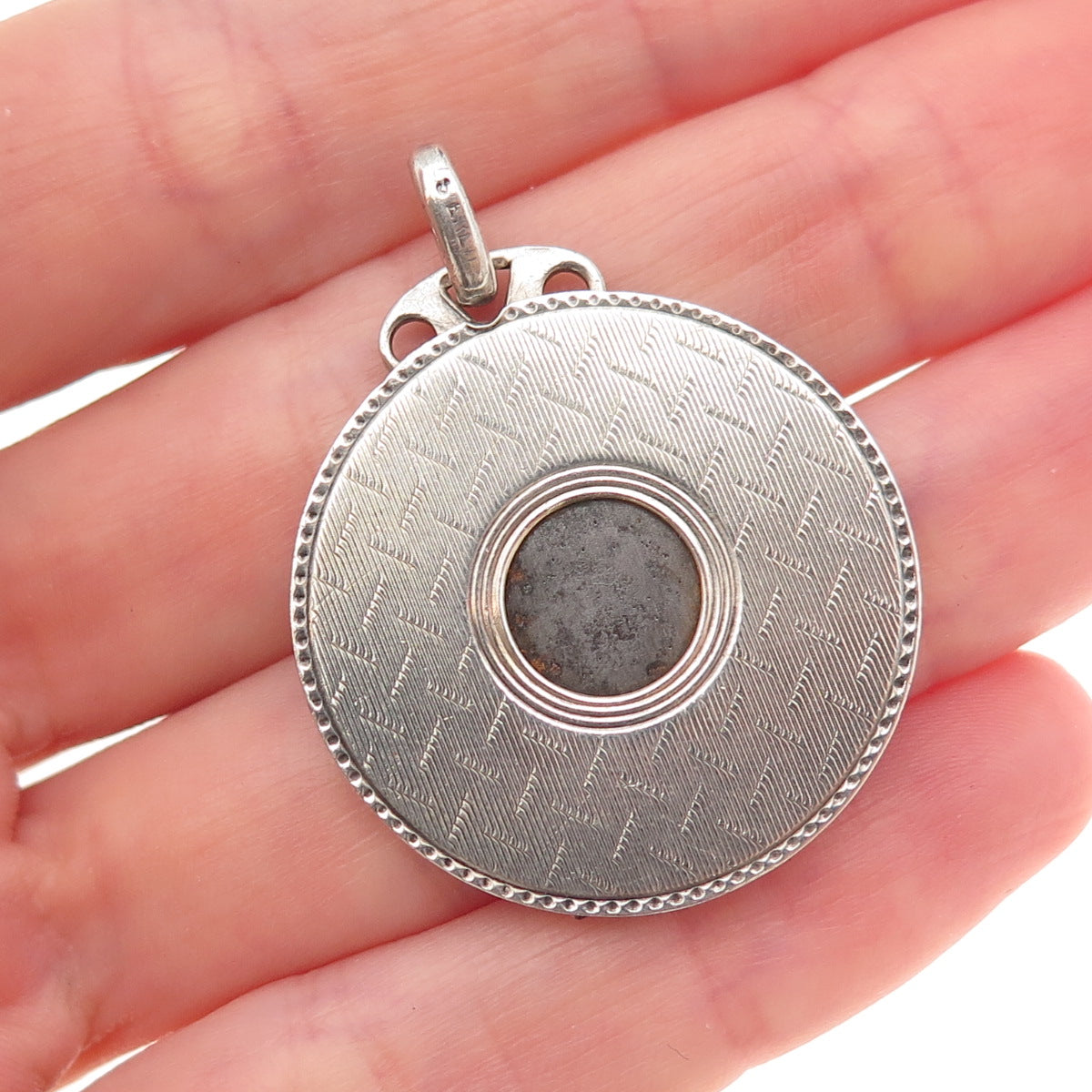 925 Sterling Silver Antique Art Deco Cigarette Cutter Chatelaine Fob