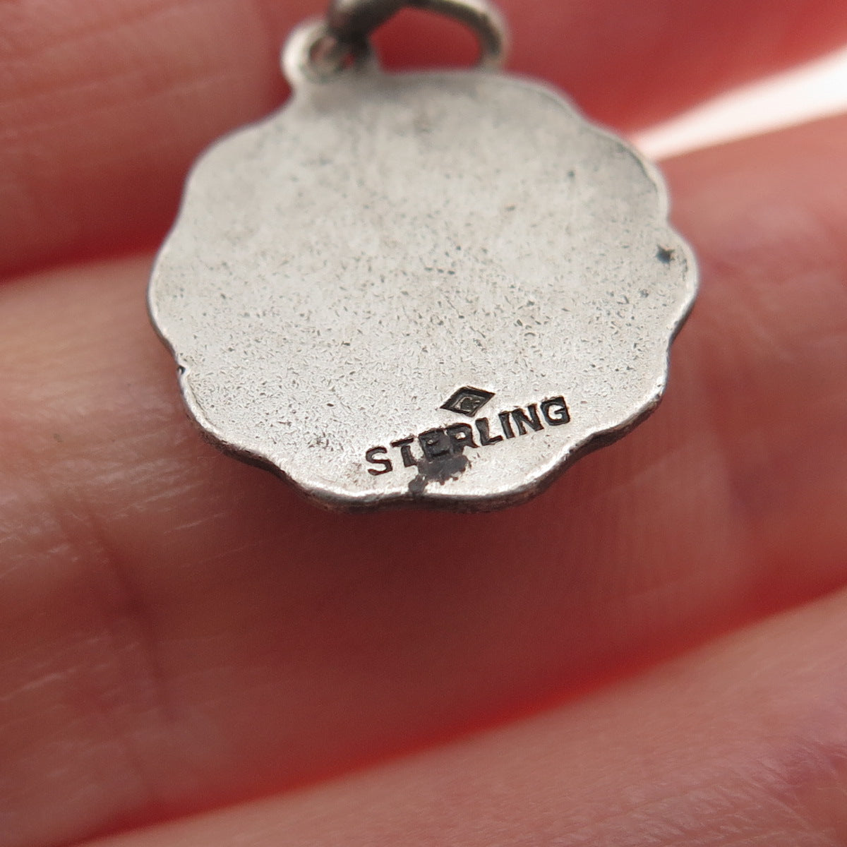 BATES & KLINKE 925 Sterling Silver Antique Art Deco Mount Rushmore Mini Pendant