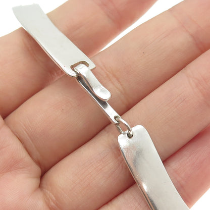 KAI ORIGNAL 925 Sterling Silver Vintage Modernist Necklace 14"