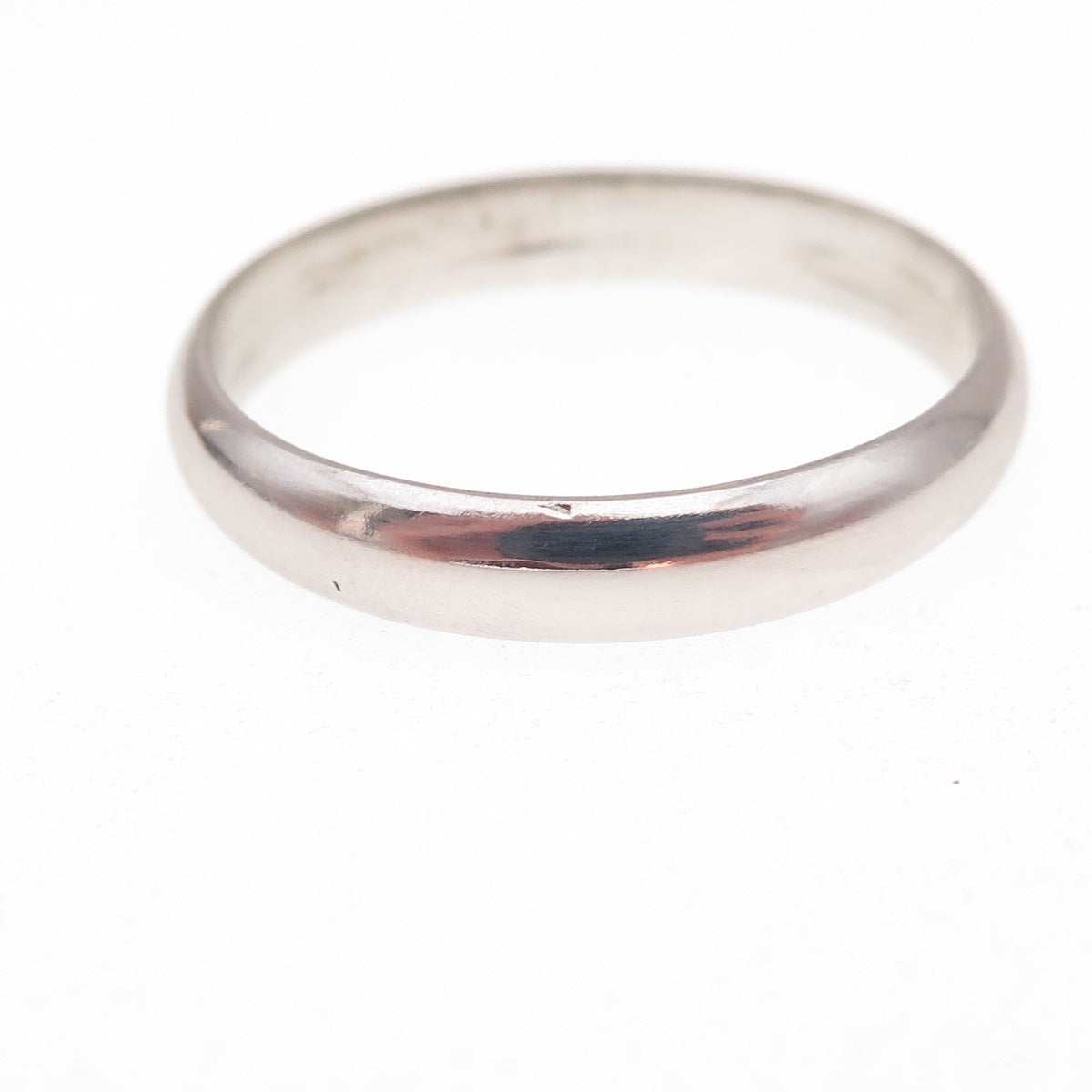 925 Sterling Silver Vintage Classic Wedding Band Ring Size 13.25