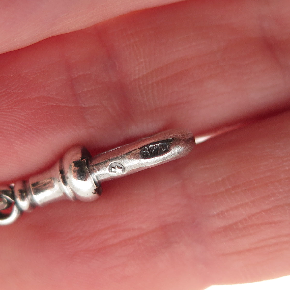 David & Lionel Spiers 925 Sterling Silver Antique 1889 Birmingham Chatelaine Fob