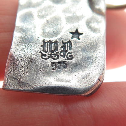 WAXING POETIC Sterling Silver 2-Tone Vintage Dream Come True Hammered Pendant