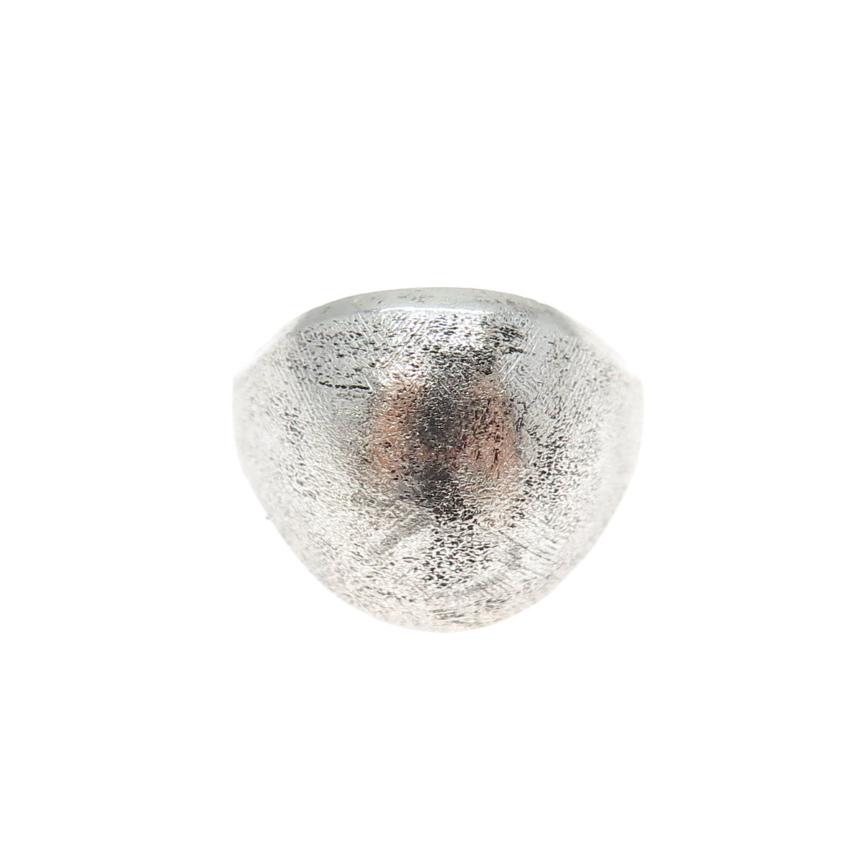 VARGAS 925 Sterling Silver Vintage Modernist Dome Oxidized Ring Size 6.75
