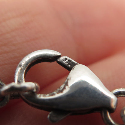 CAROLYN POLLACK 925 Sterling Silver Vintage Necklace Extender 3"