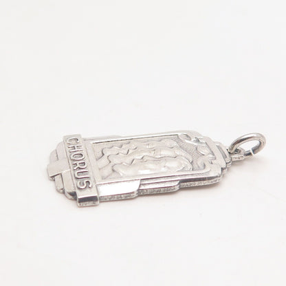925 Sterling Silver Vintage Balfour "Chorus" Pendant