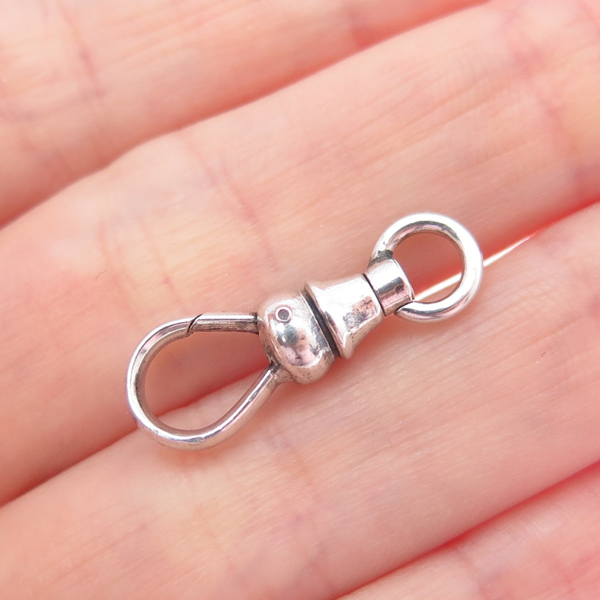 925 Sterling Silver Antique Art Deco Bracelet / Necklace Lobster Lock Clasp