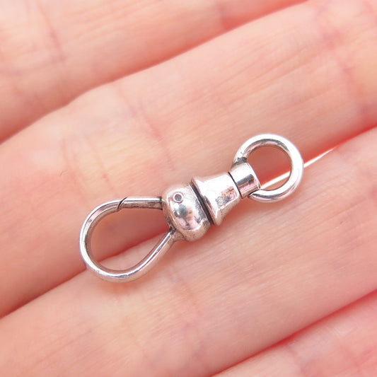 925 Sterling Silver Antique Art Deco Bracelet / Necklace Lobster Lock Clasp