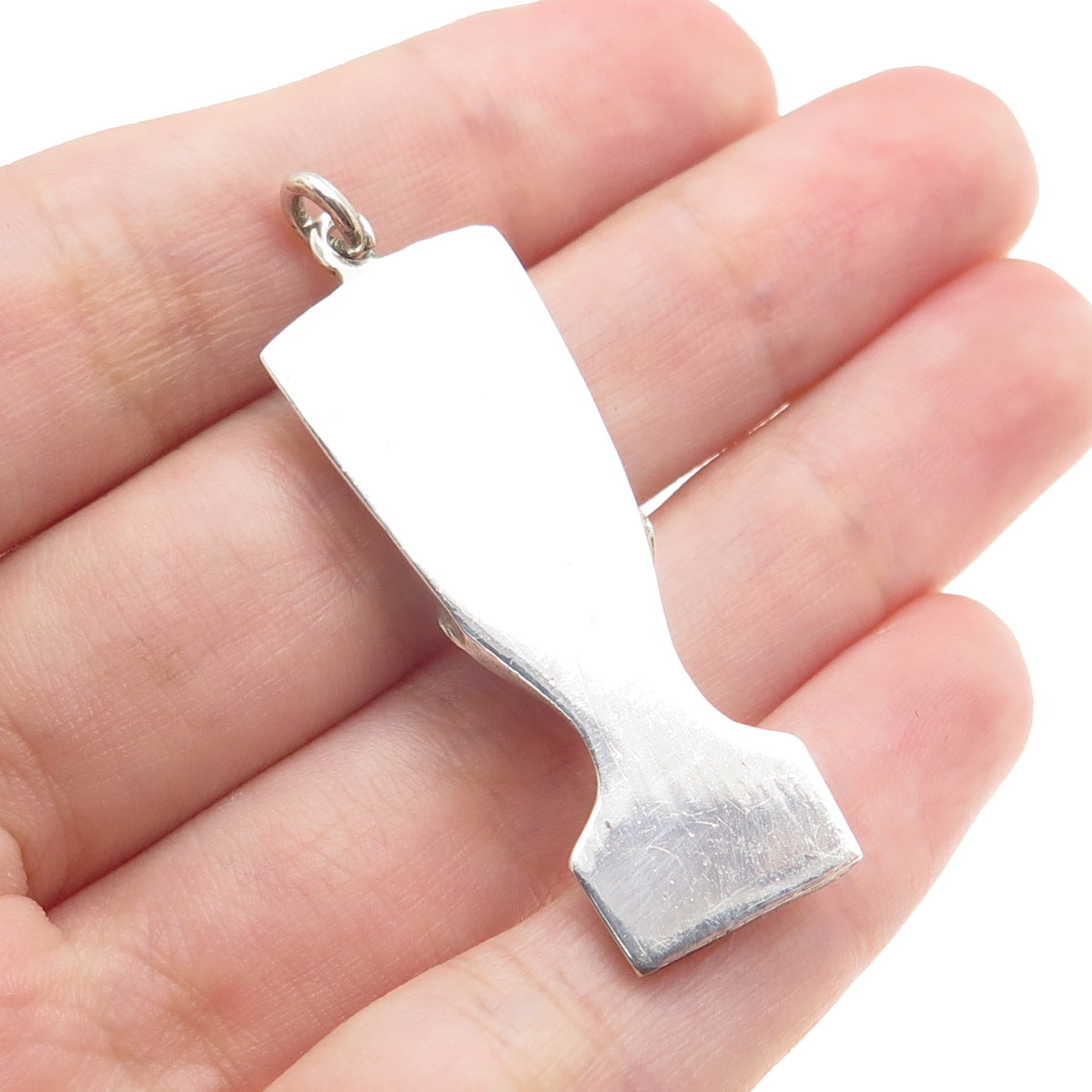 800 Silver Vintage Nefertiti Egyptian Charm Pendant