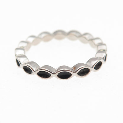 PANDORA 925 Sterling Silver Better Together Band Ring Size 6.75