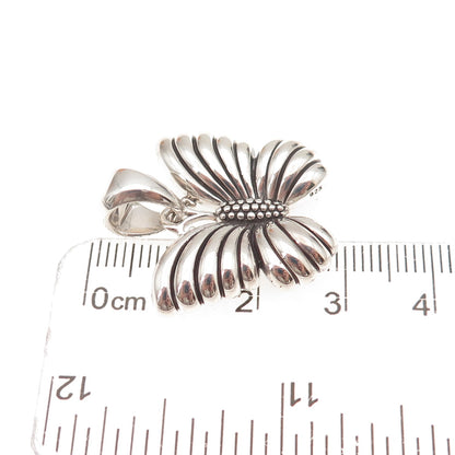 Lagos 925 Sterling Silver Vintage Butterfly Oxidized Charm Pendant