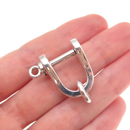 Tiffany & Co. 925 Sterling Silver Vintage Horseshoe Key Chain Ring