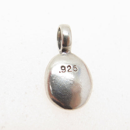 925 Sterling Silver Vintage "Wish" Minimalist Pendant