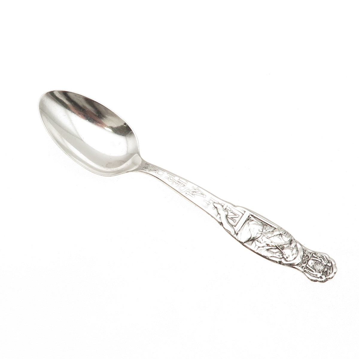Whiting Mfg. 925 Sterling Silver Antique Art Deco New Amsterdam Coffee Spoon