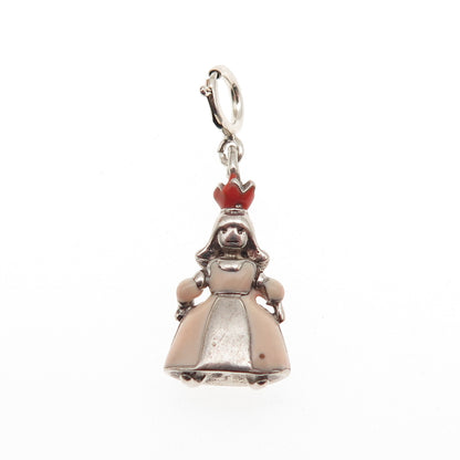 Thomas Sabo Sterling Silver Vintage Enamel Princess Spring Ring Charm Pendant