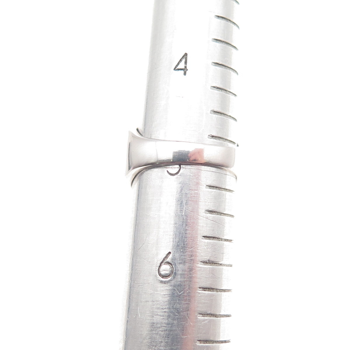 DEE BERKLE 925 Sterling Silver Real Round-Cut Sapphire & White Topaz Ring Size 5