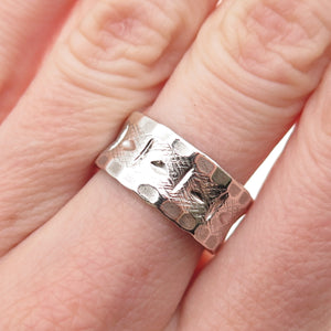 J.D. Schlang Co. 925 Sterling Silver Vintage Textured Band Ring Size 7