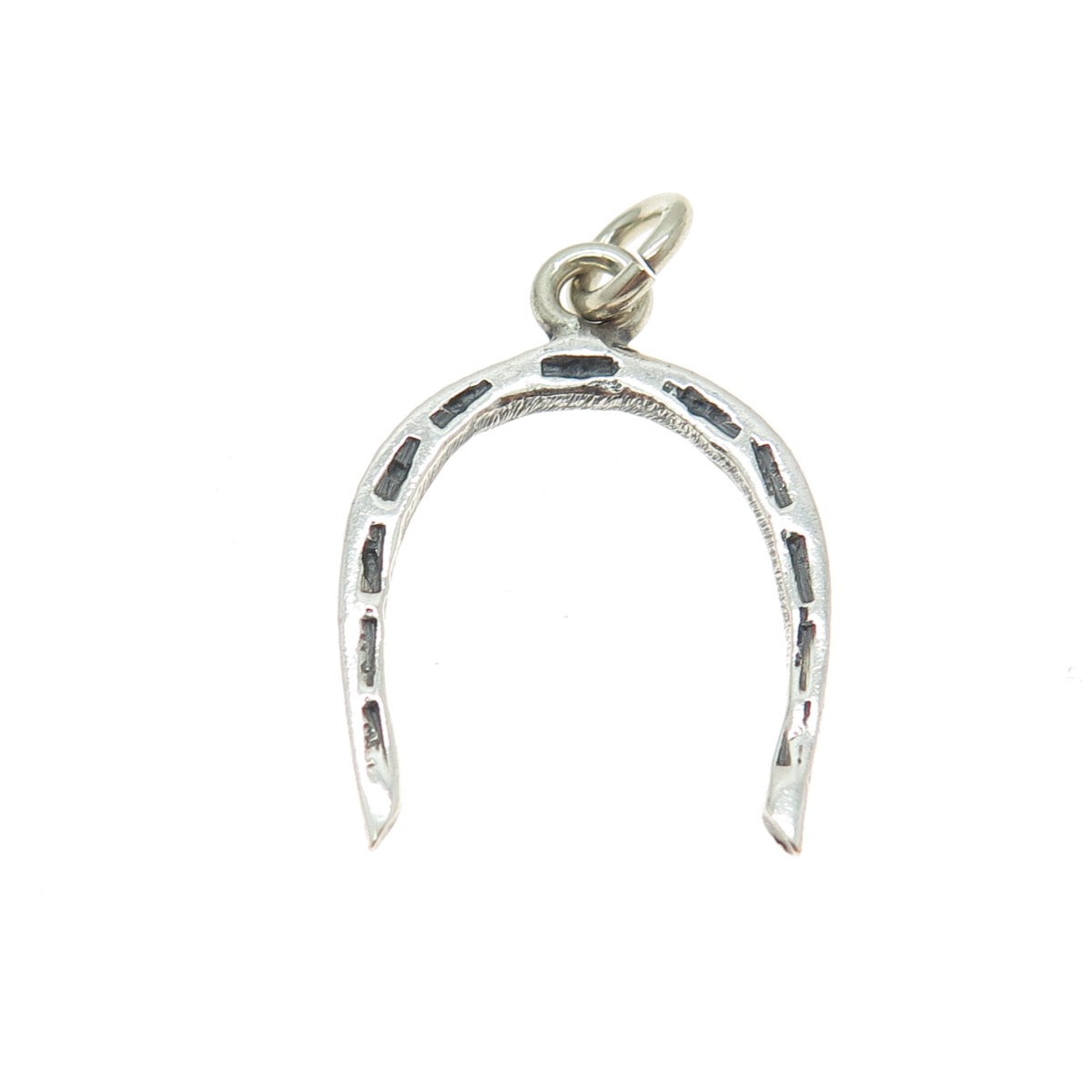 925 Sterling Silver Vintage Horseshoe For Good Luck Charm Pendant