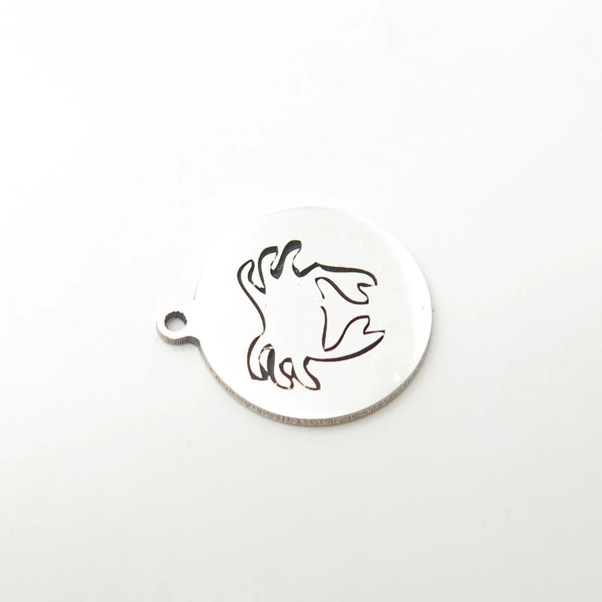 925 Sterling Silver USA Two In Town Crab Charm Pendant