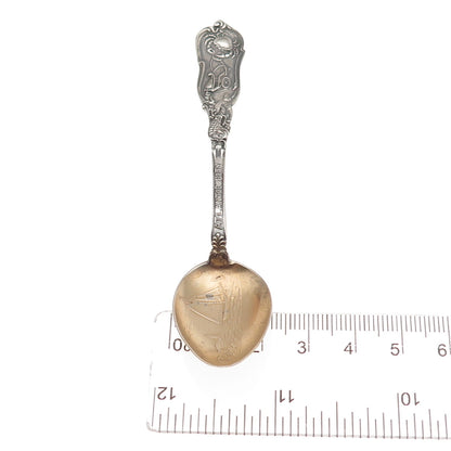 925 Sterling Silver Antique Art Deco CB&H Atlantic City Coffee Spoon