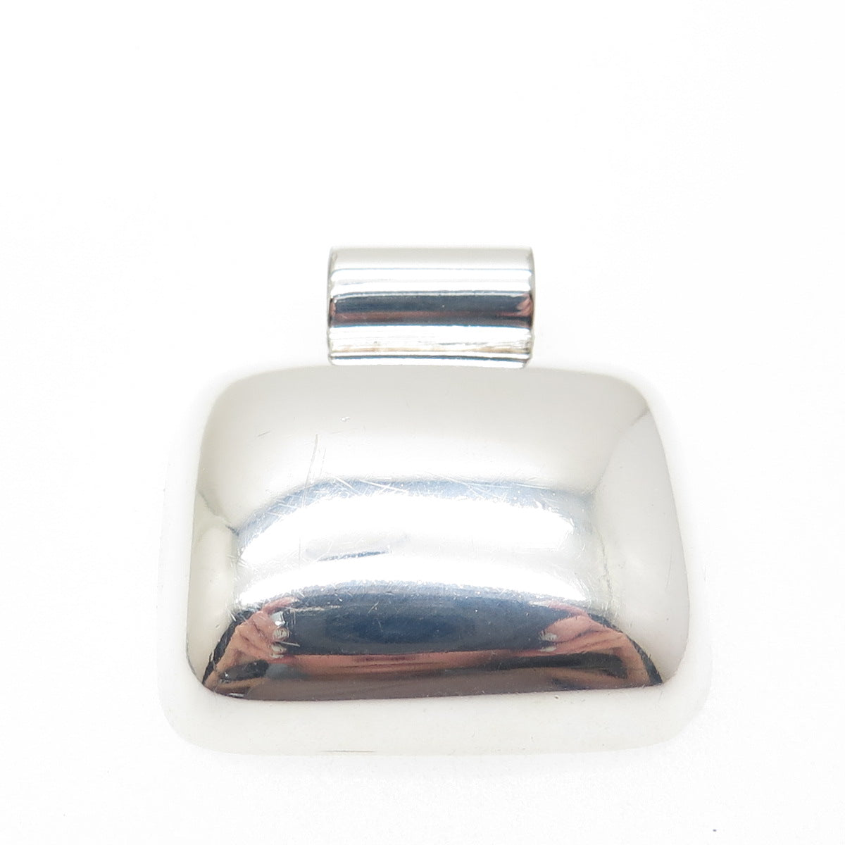 MWS Mark Wasserman Samara Sterling Silver Vintage Mexico Modernist Slide Pendant