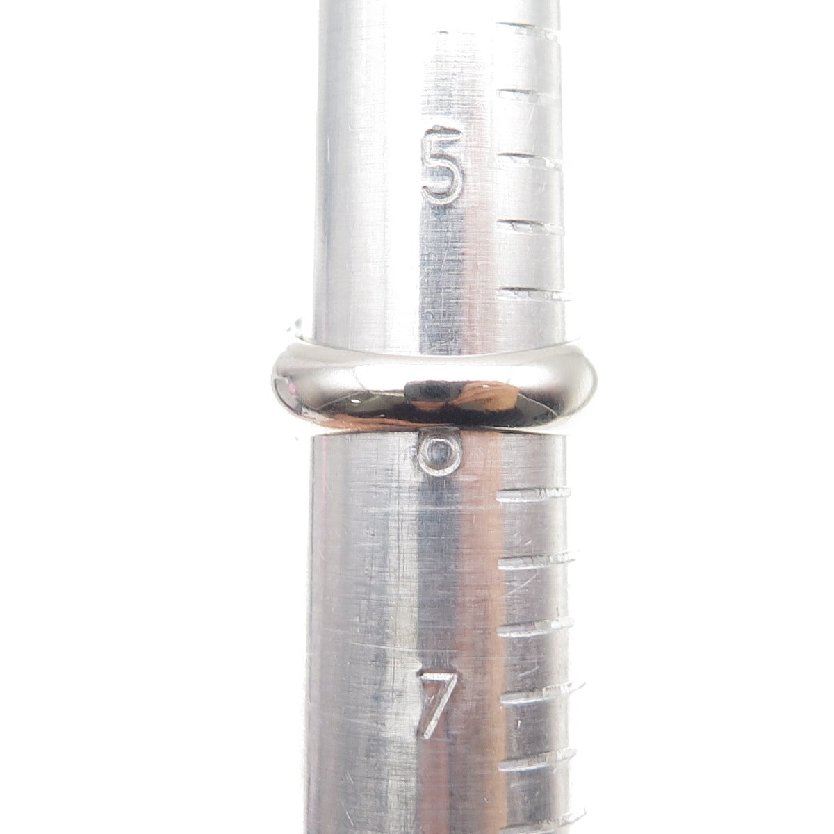 925 Sterling Silver Vintage Real Round-Cut Ruby Ring Size 6