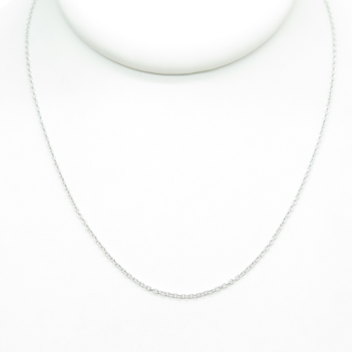 925 Sterling Silver Cable Chain Necklace 18"