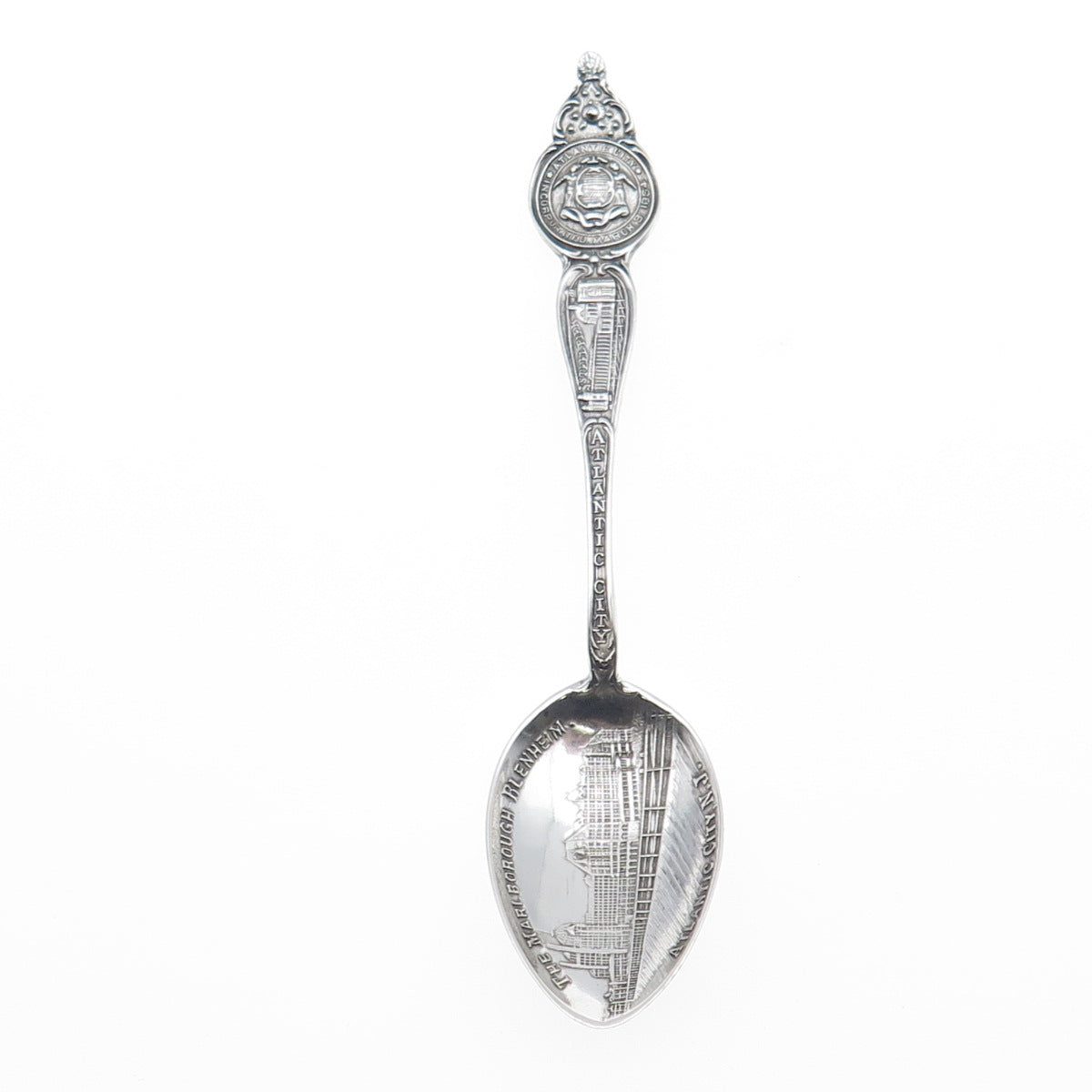 WATSON CO. 925 Sterling Silver Antique Art Deco Atlantic City Coffee Spoon