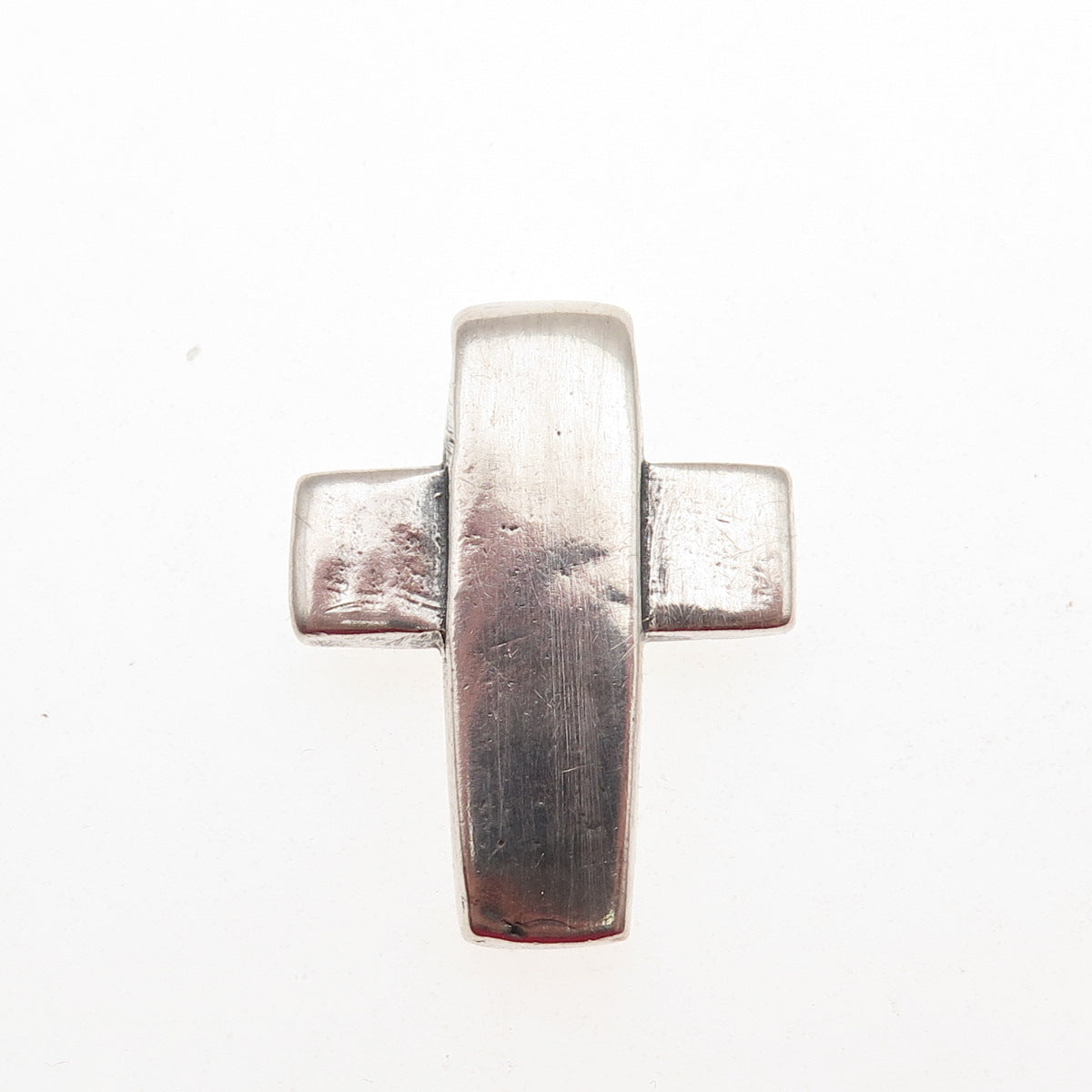 James Avery 925 Sterling Silver Vintage Modernist Cross Slide Pendant