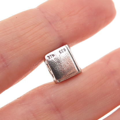 Pandora 925 Sterling Silver Cross Bible Slide Bead Charm