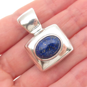 ESPO SIG Joseph Esposito 925 Sterling Silver Vintage Real Lapis Charm Pendant