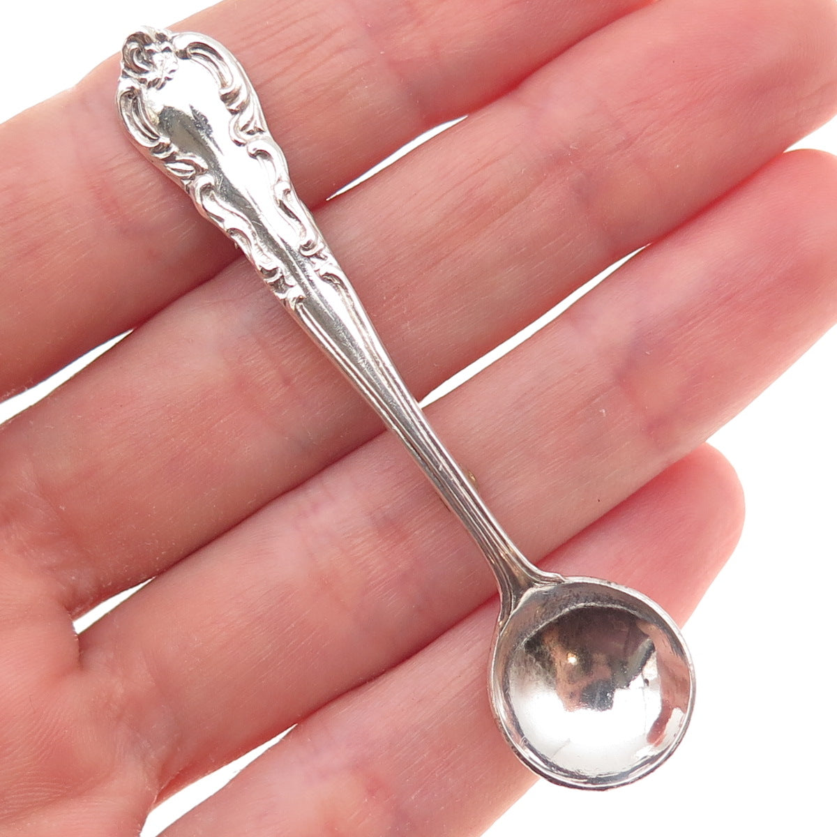 Easterling 925 Sterling Silver Antique 1944 American Classic Spoon Pin Brooch