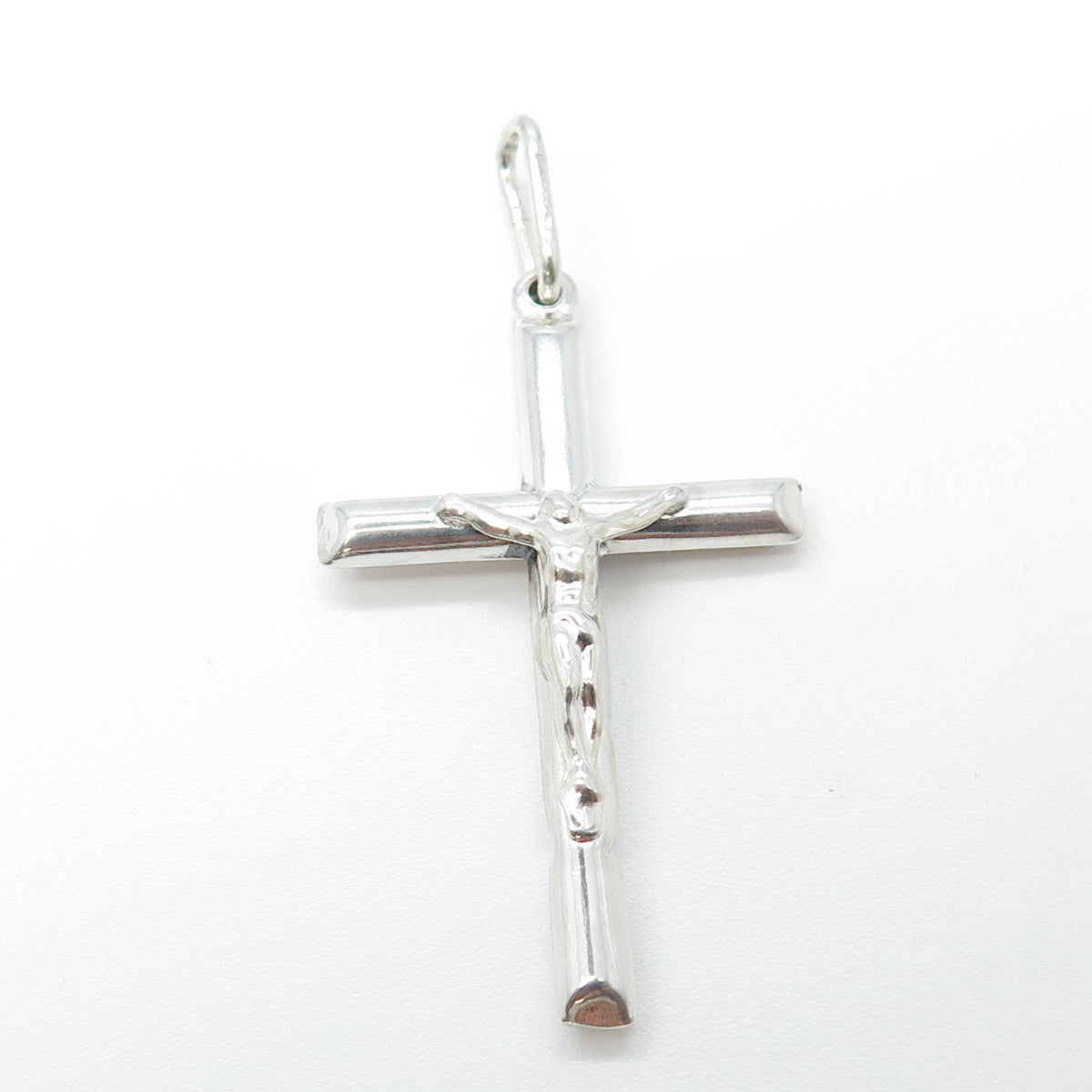 925 Sterling Silver Vintage Crucifix Cross Pendant