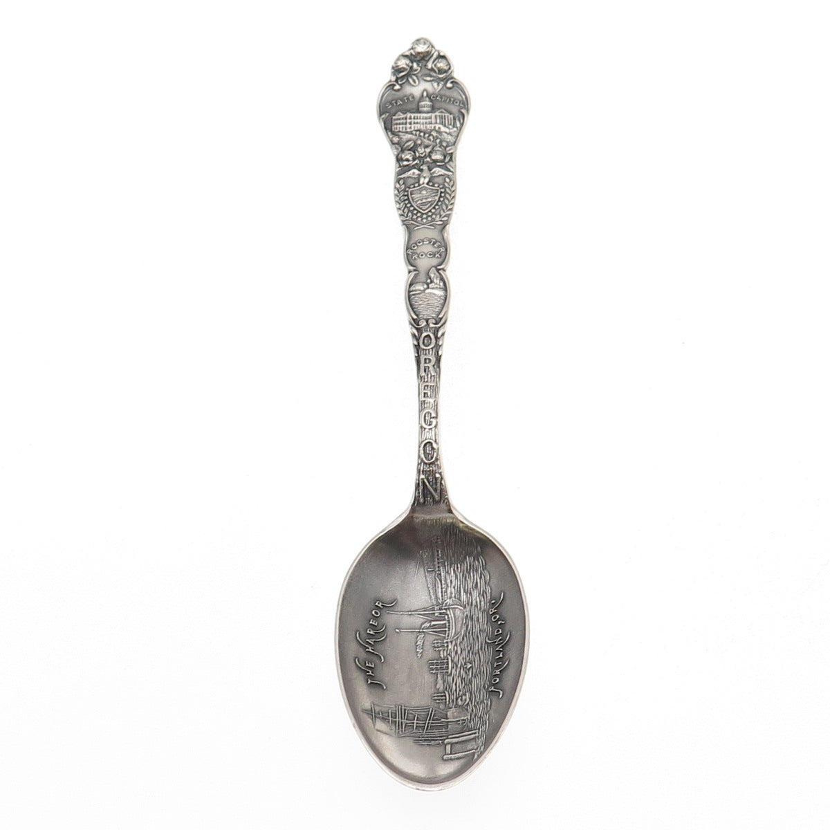 925 Sterling Silver Antique Art Deco The Harbor Oregon Coffee Spoon