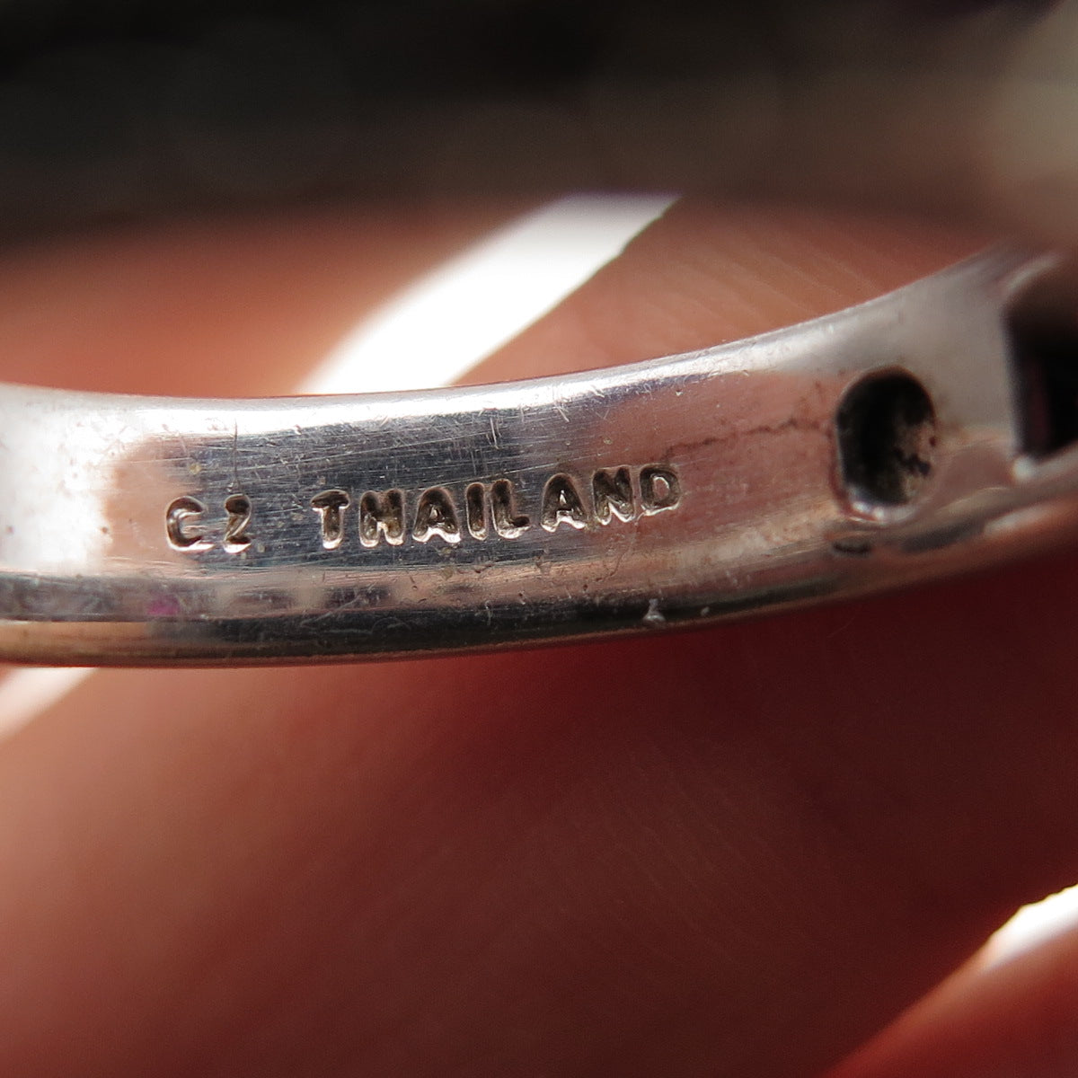 JUDITH RIPKA 925 Sterling Silver Real Round-Cut Ruby & C Z Band Ring Size 11.25