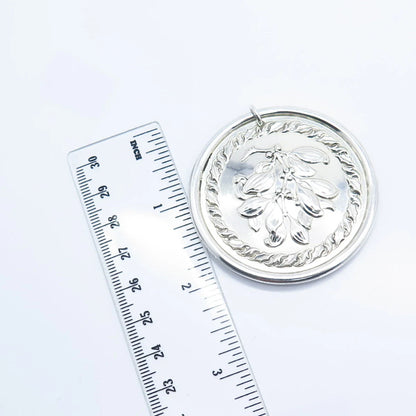 925 Sterling Silver Vintage Lunt 1976 Floral Ornament