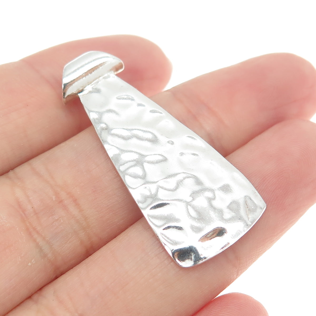 SILPADA 925 Sterling Silver Vintage Hammered Finish Pendant