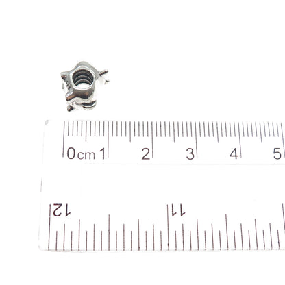 PANDORA 925 Sterling Silver Pig Slide Bead Charm